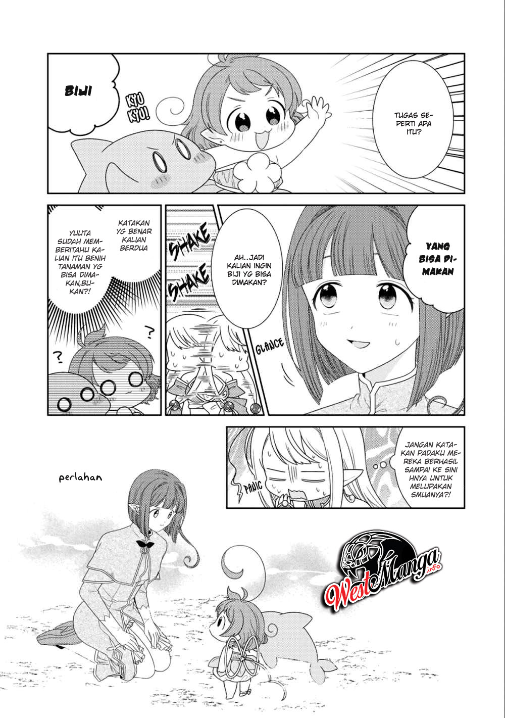 Seirei-tachi no Rakuen to Risou no Isekai Seikatsu chapter 13