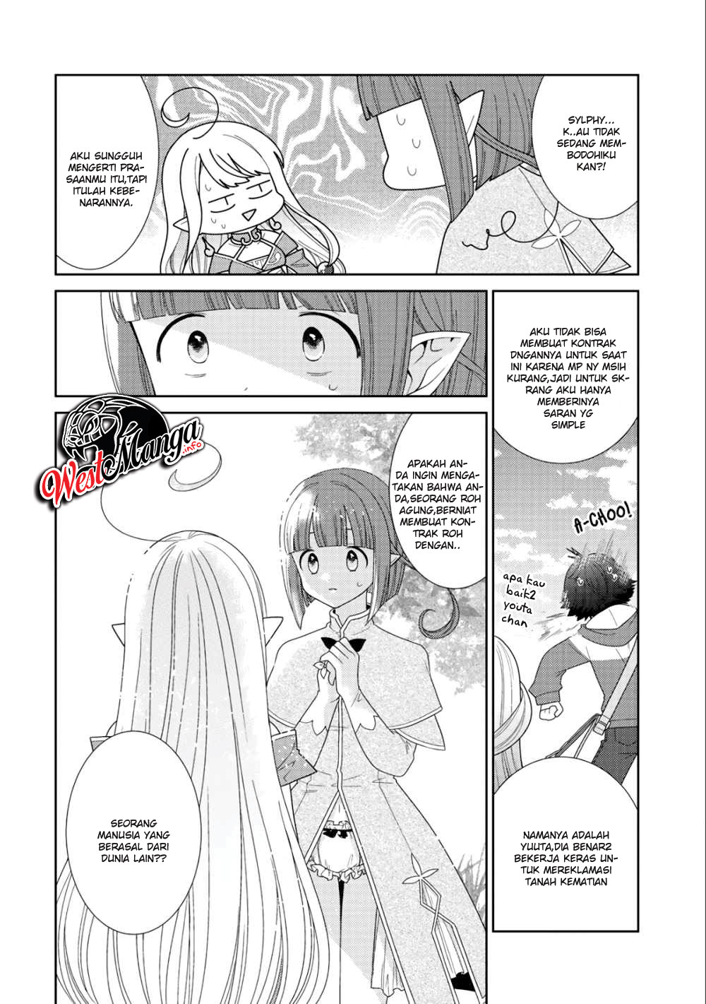 Seirei-tachi no Rakuen to Risou no Isekai Seikatsu chapter 13