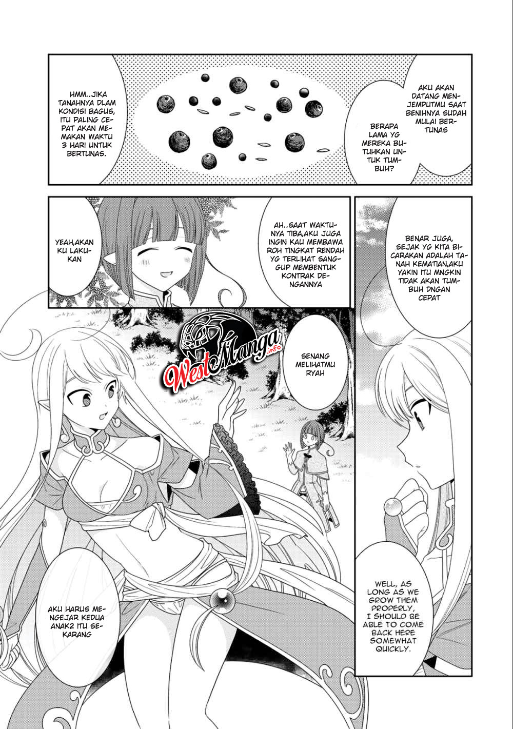 Seirei-tachi no Rakuen to Risou no Isekai Seikatsu chapter 13