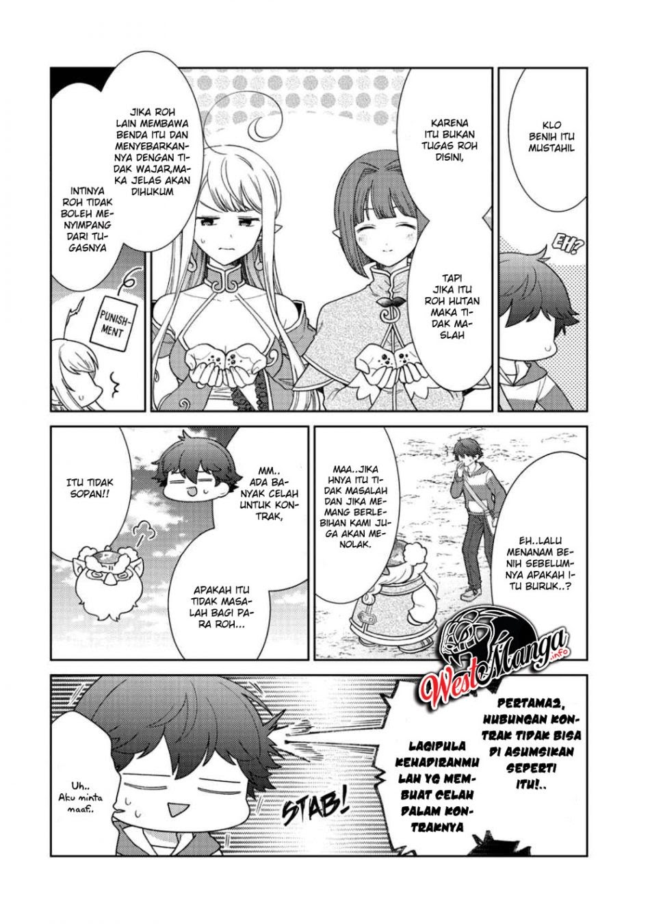 Seirei-tachi no Rakuen to Risou no Isekai Seikatsu Chapter 15 Bahasa Indonesia
