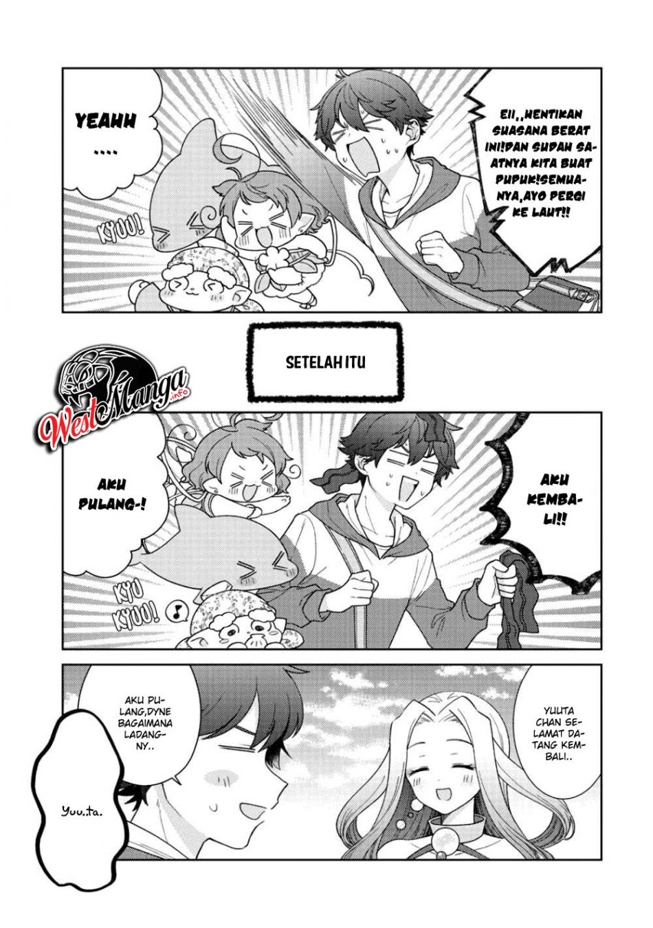 Seirei-tachi no Rakuen to Risou no Isekai Seikatsu Chapter 15 Bahasa Indonesia