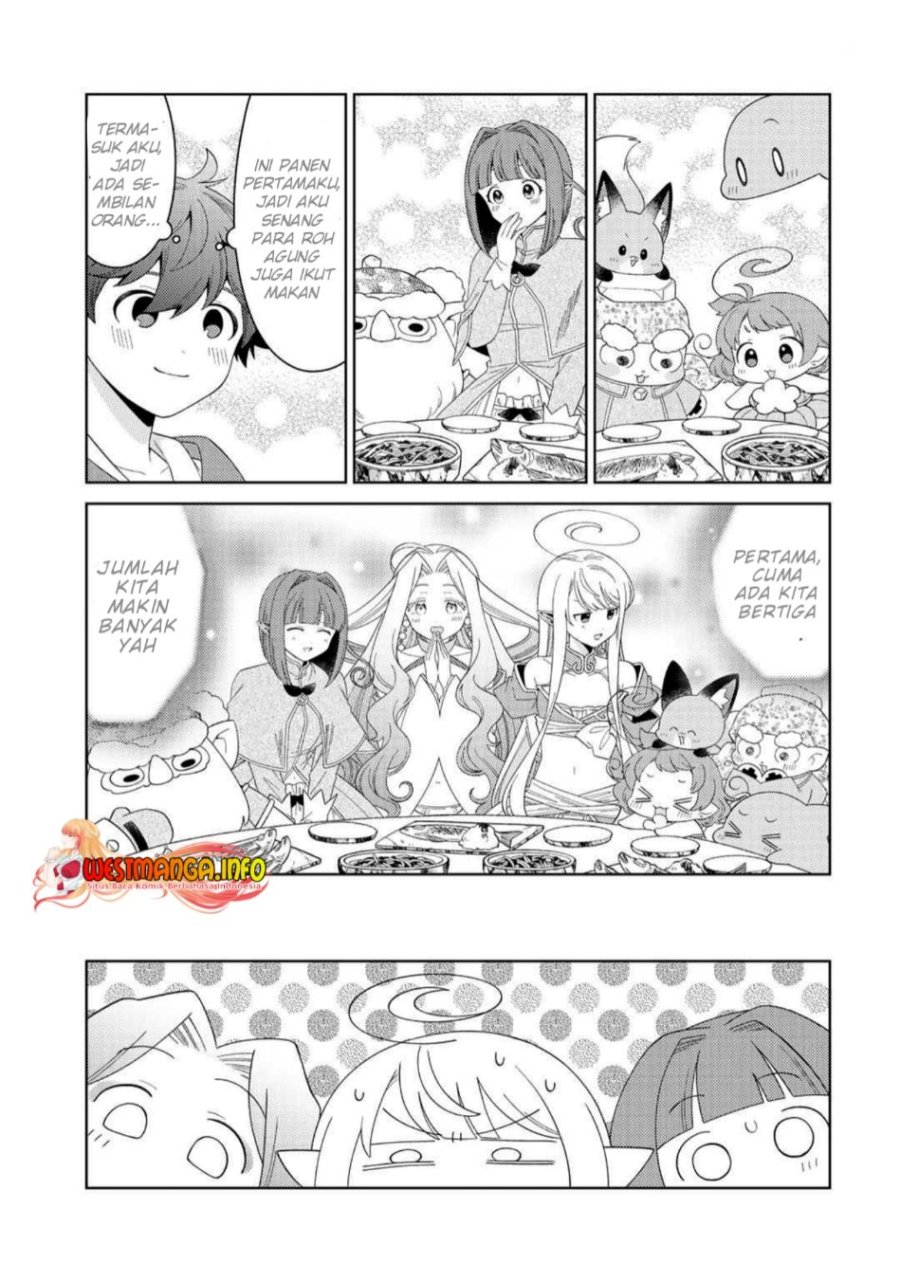 Seirei-tachi no Rakuen to Risou no Isekai Seikatsu Chapter 35 Bahasa Indonesia