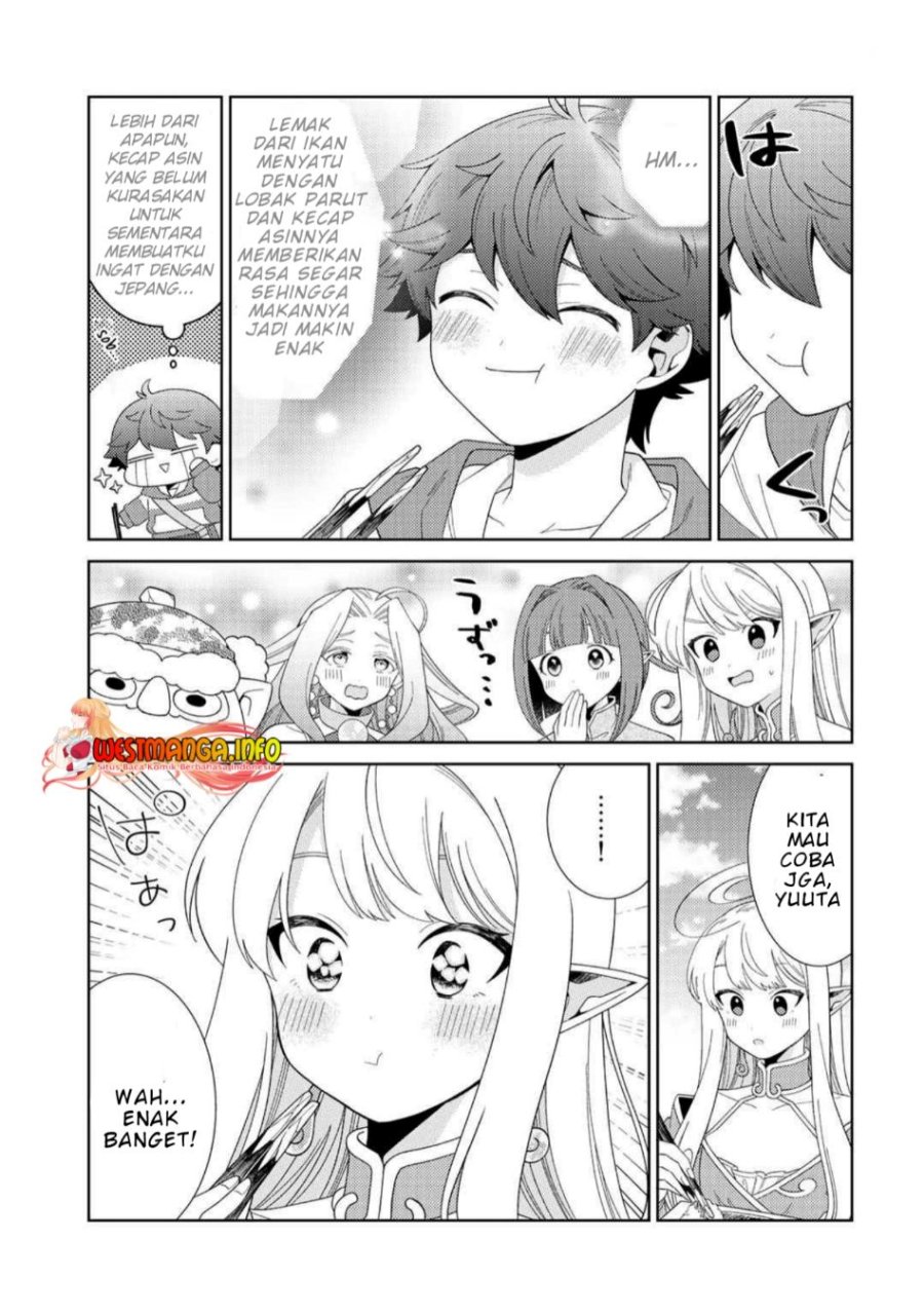 Seirei-tachi no Rakuen to Risou no Isekai Seikatsu Chapter 35 Bahasa Indonesia