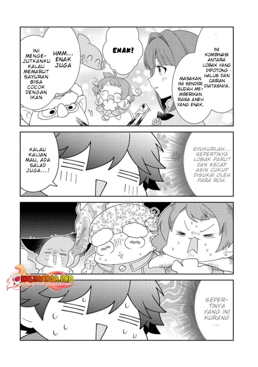 Seirei-tachi no Rakuen to Risou no Isekai Seikatsu Chapter 35 Bahasa Indonesia