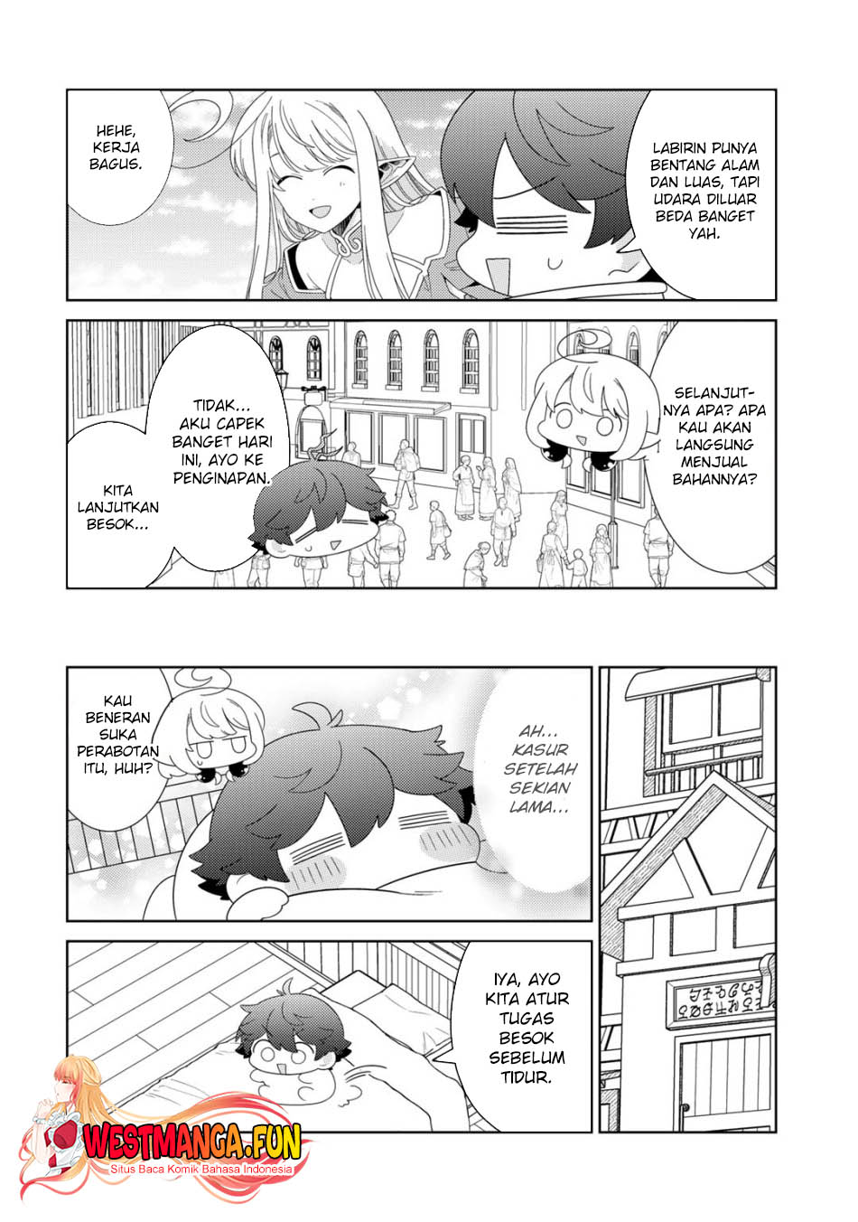 Seirei-tachi no Rakuen to Risou no Isekai Seikatsu chapter 53