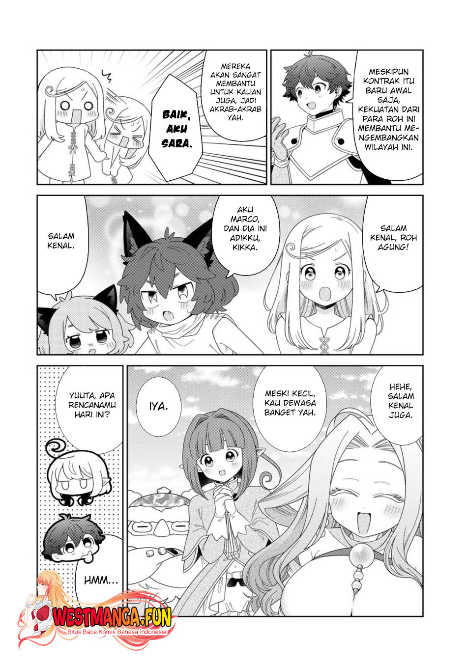 Seirei-tachi no Rakuen to Risou no Isekai Seikatsu chapter 61