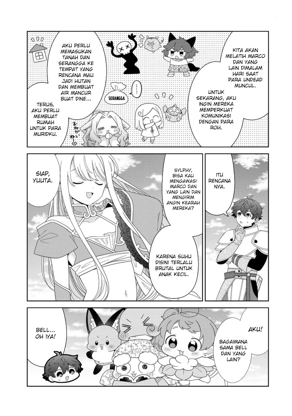 Seirei-tachi no Rakuen to Risou no Isekai Seikatsu chapter 61