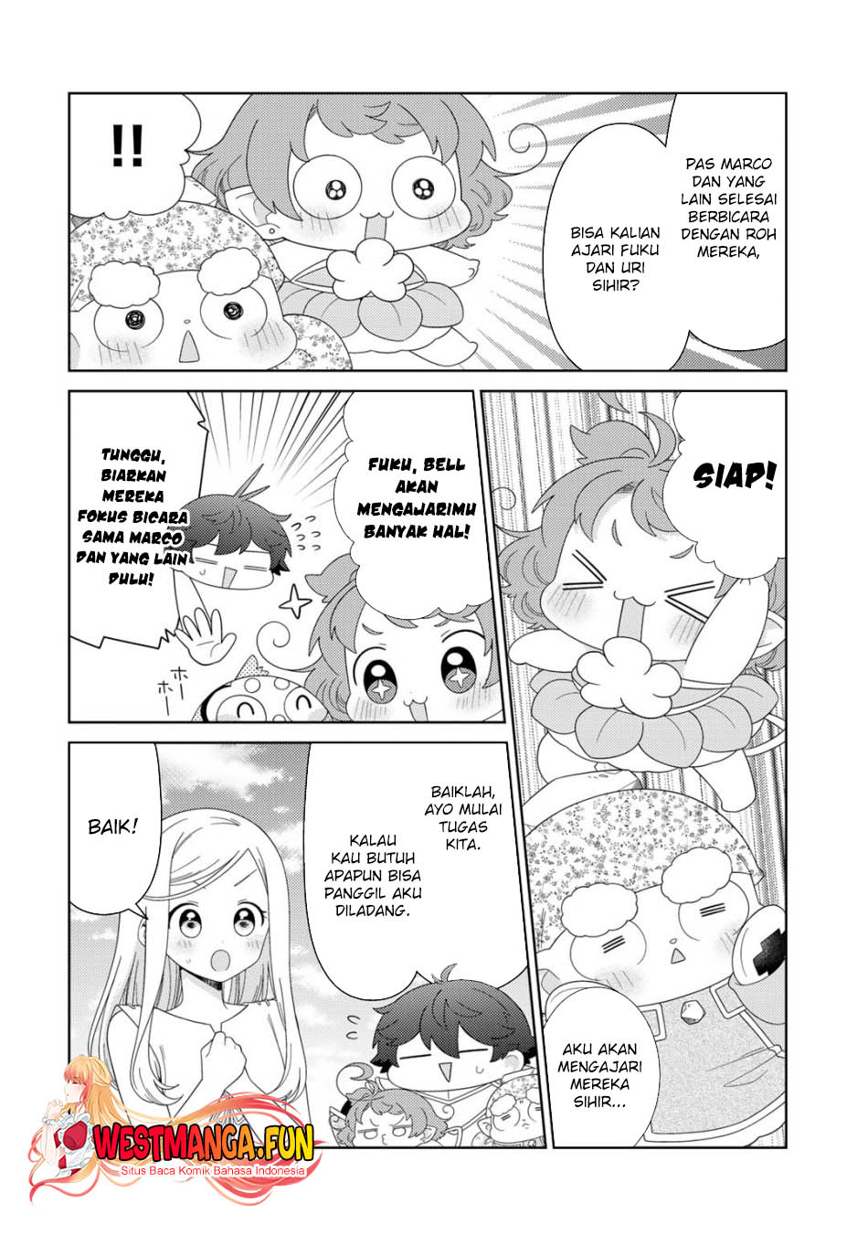 Seirei-tachi no Rakuen to Risou no Isekai Seikatsu chapter 61