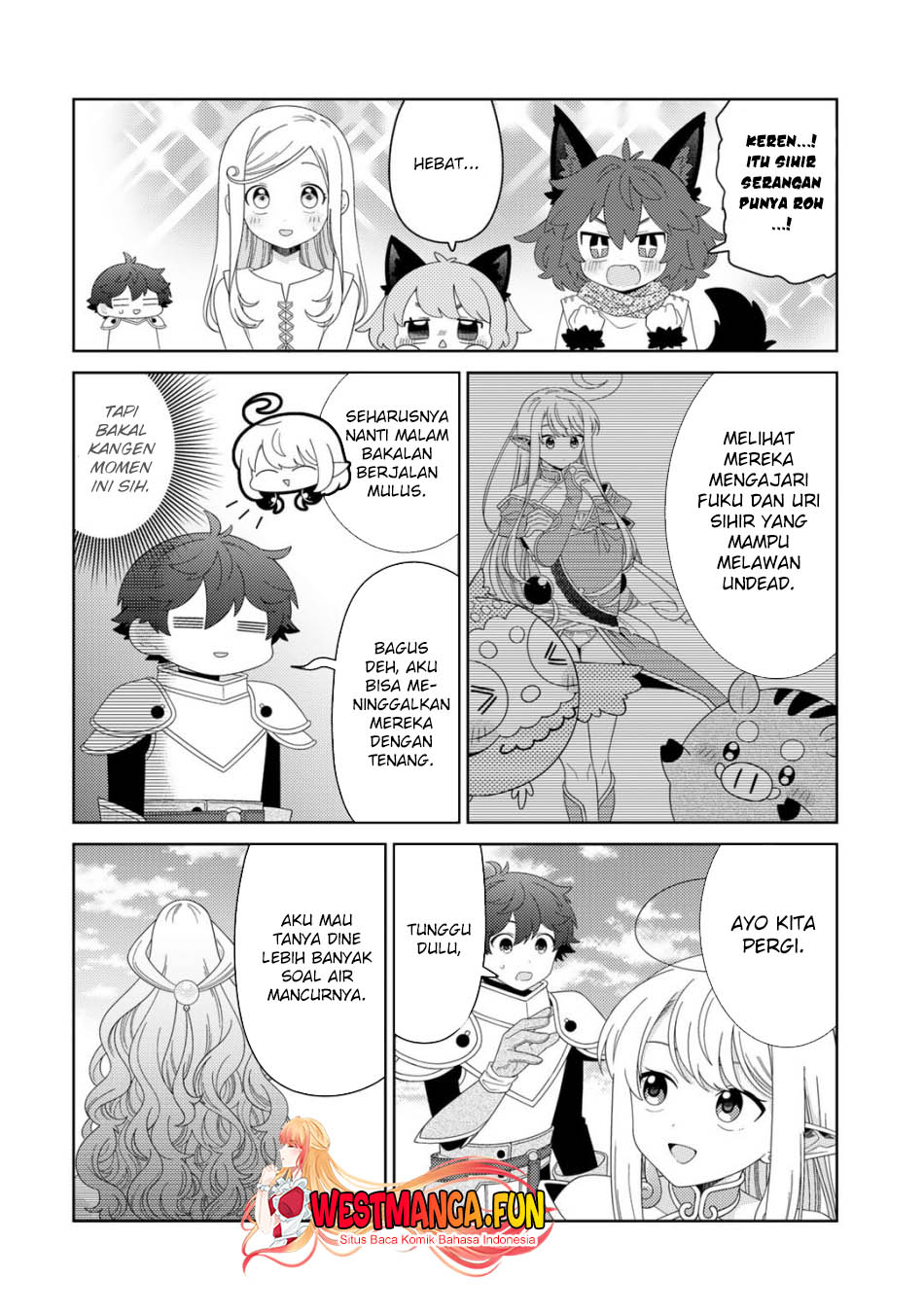 Seirei-tachi no Rakuen to Risou no Isekai Seikatsu chapter 61