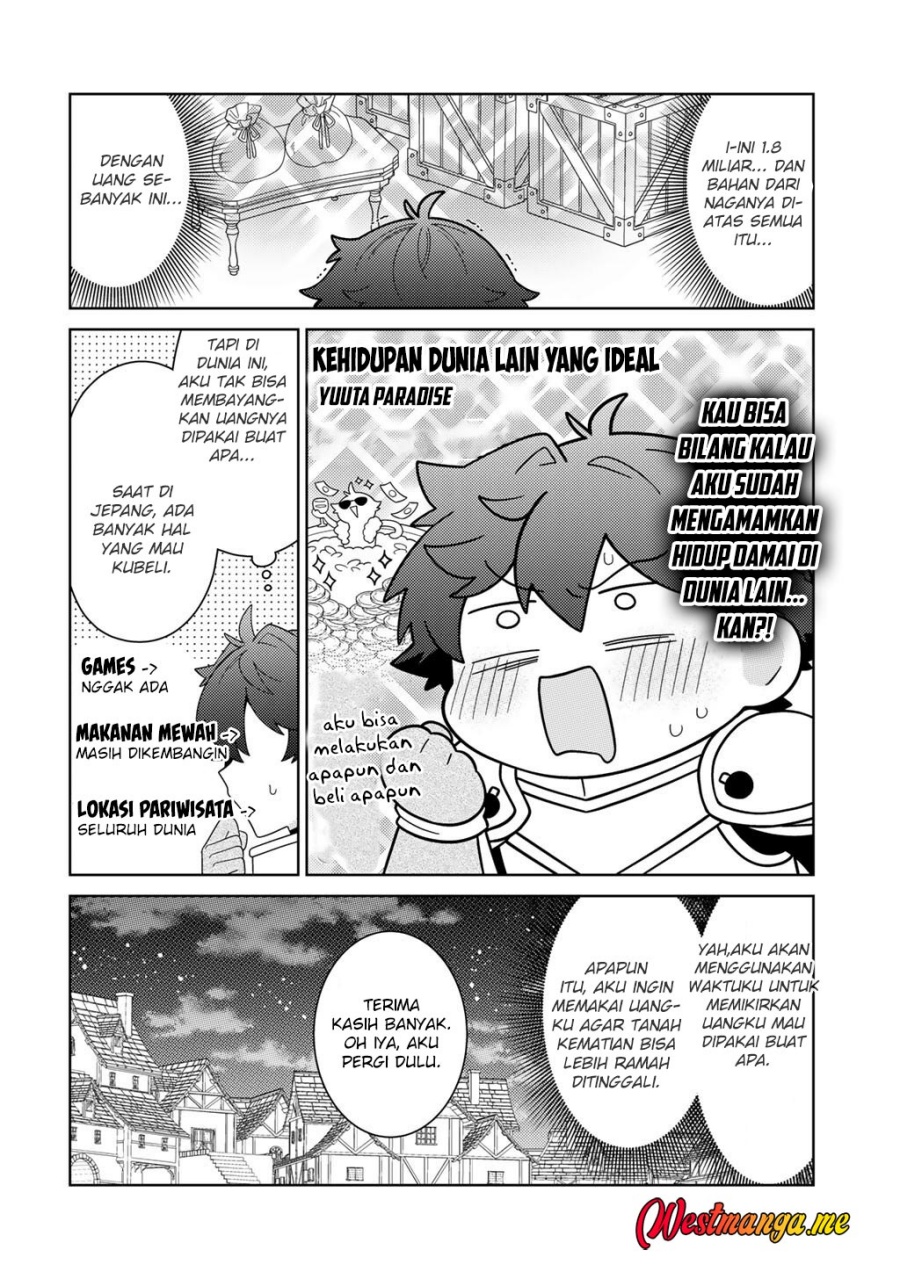 Seirei-tachi no Rakuen to Risou no Isekai Seikatsu Chapter 73 Bahasa Indonesia