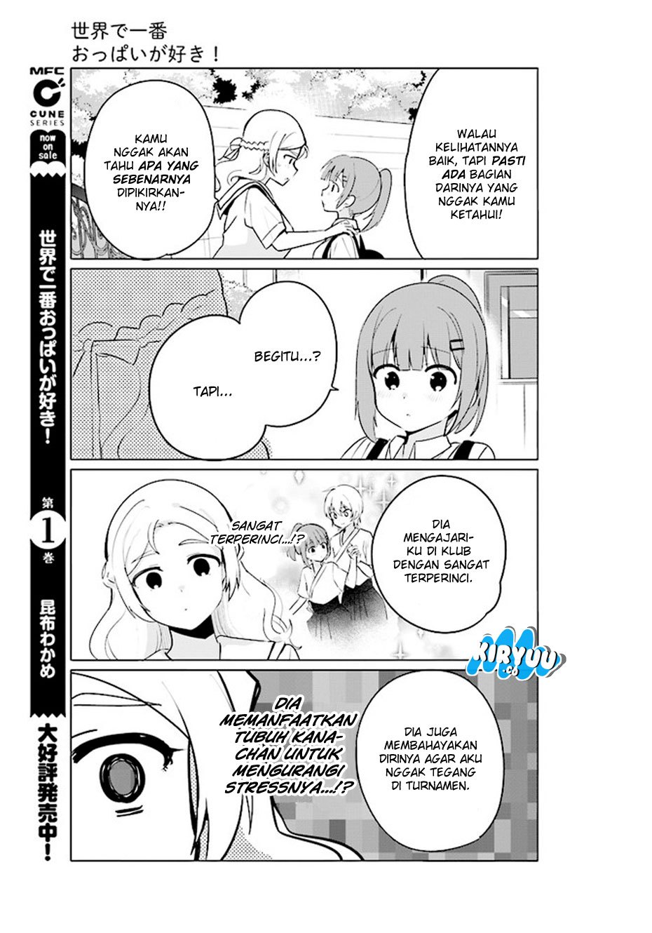 Sekai de Ichiban Oppai ga Suki! Chapter 19 Bahasa Indonesia