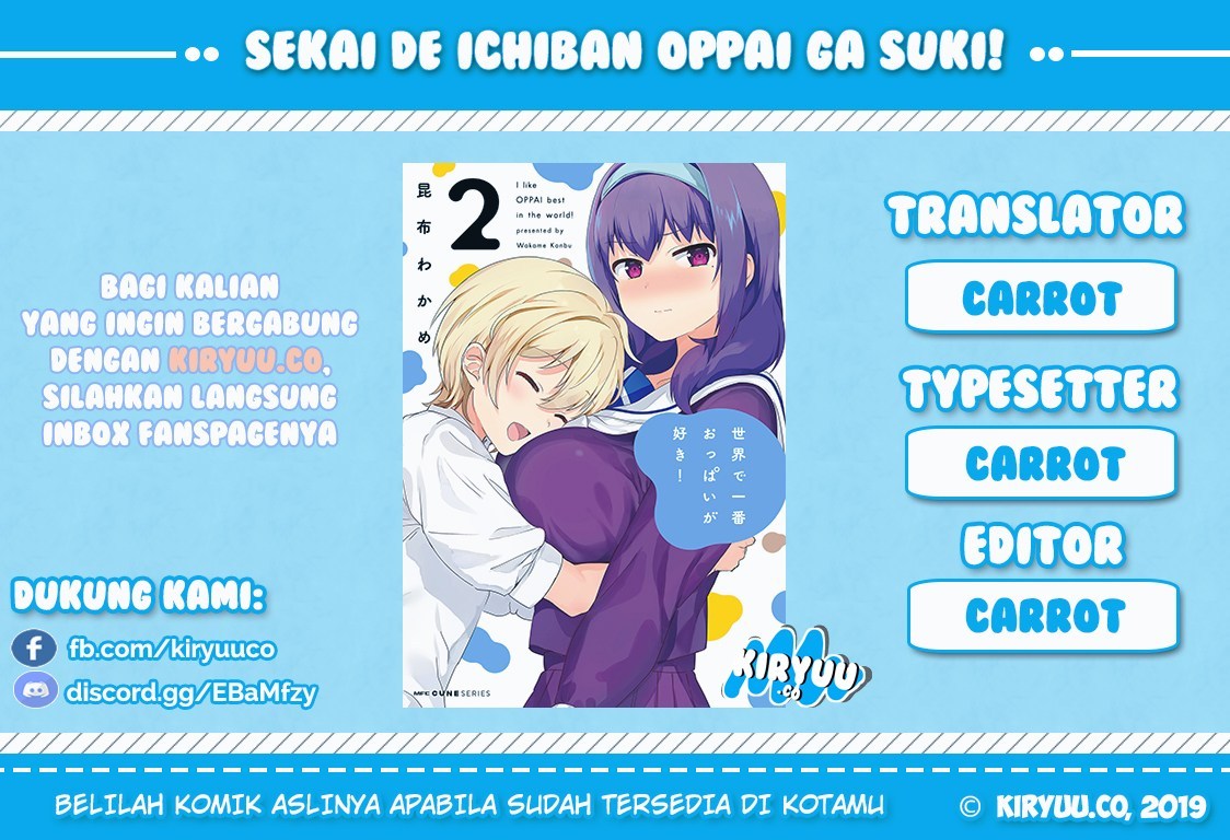 Sekai de Ichiban Oppai ga Suki! Chapter 23 Bahasa Indonesia