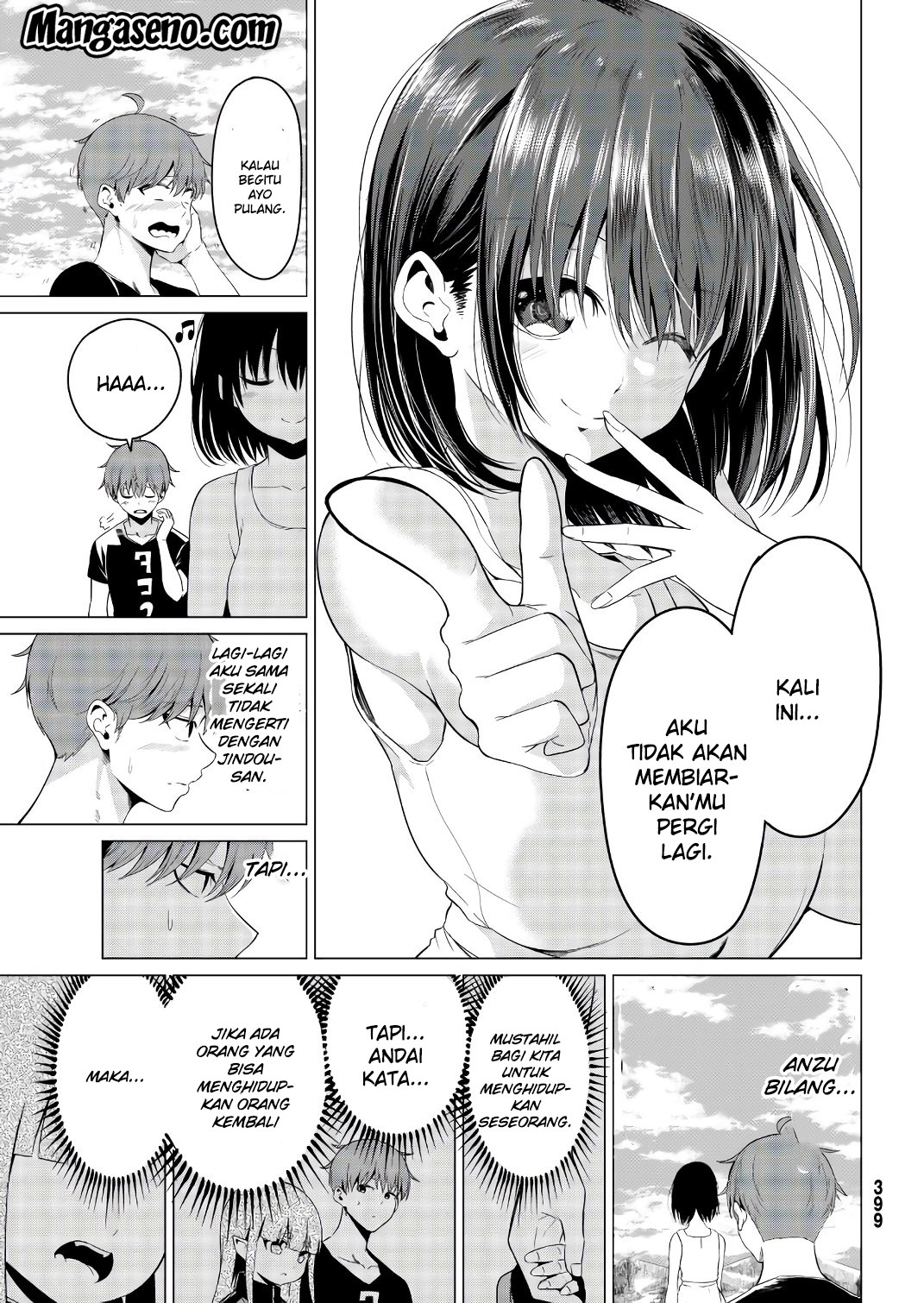 Sekai ka Kanojo ka Erabenai Chapter 15 Bahasa Indonesia
