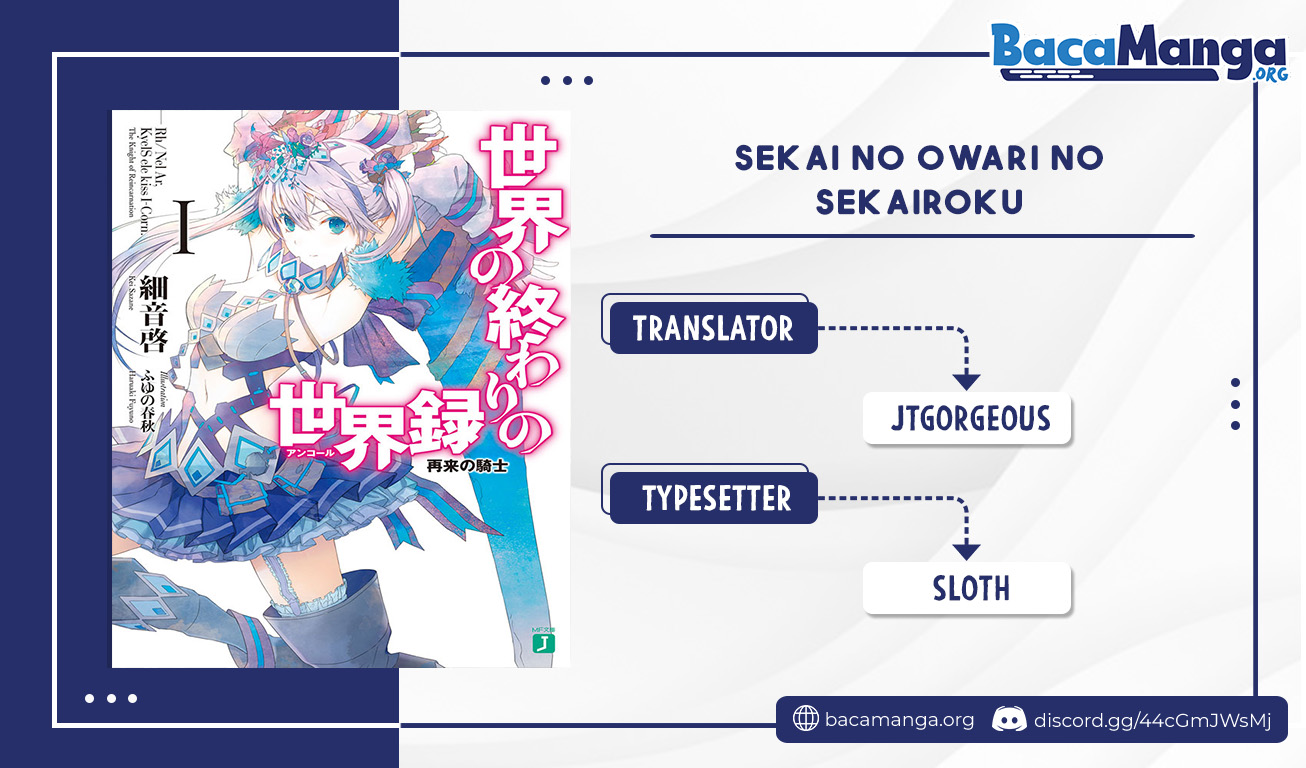 Sekai no Owari no Sekairoku Chapter 54 Bahasa Indonesia