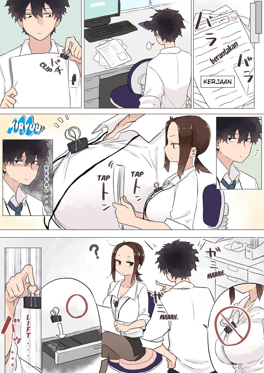 Senpai Kara Me ga Hanasenai To Aru Kaishain no Nichijou Chapter 03 Bahasa Indonesia