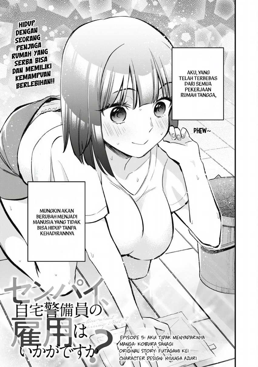 Senpai, Jitaku Keibiin no Koyou wa Ikaga desu ka? chapter 5