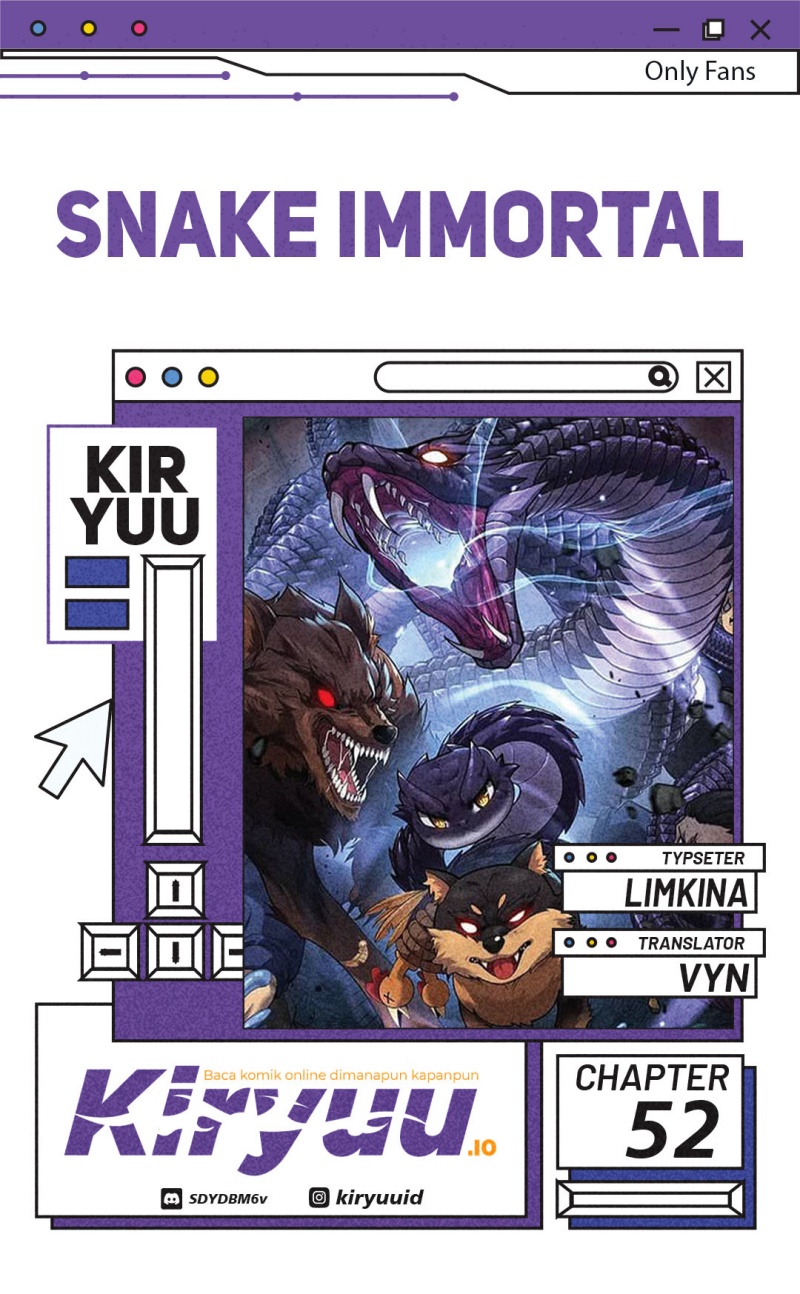 Serpent Ancestor (Snake Immortal: The Tale of a Snake’s Cultivation to Immortality) chapter 52