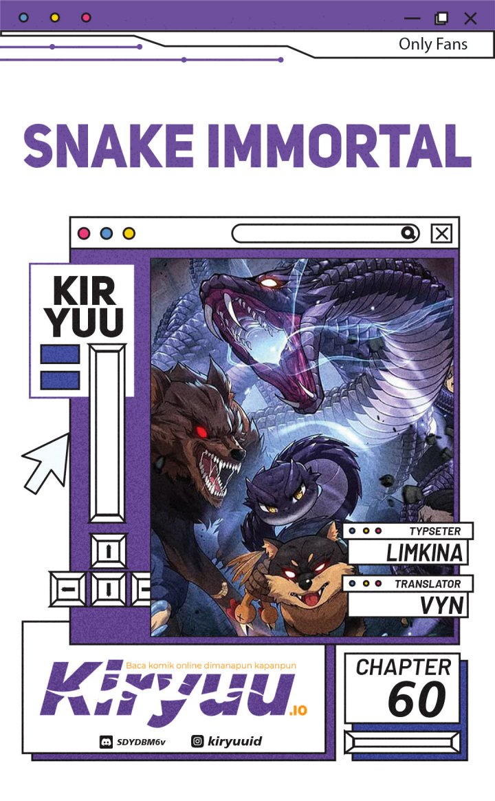 Serpent Ancestor (Snake Immortal: The Tale of a Snake’s Cultivation to Immortality) chapter 60