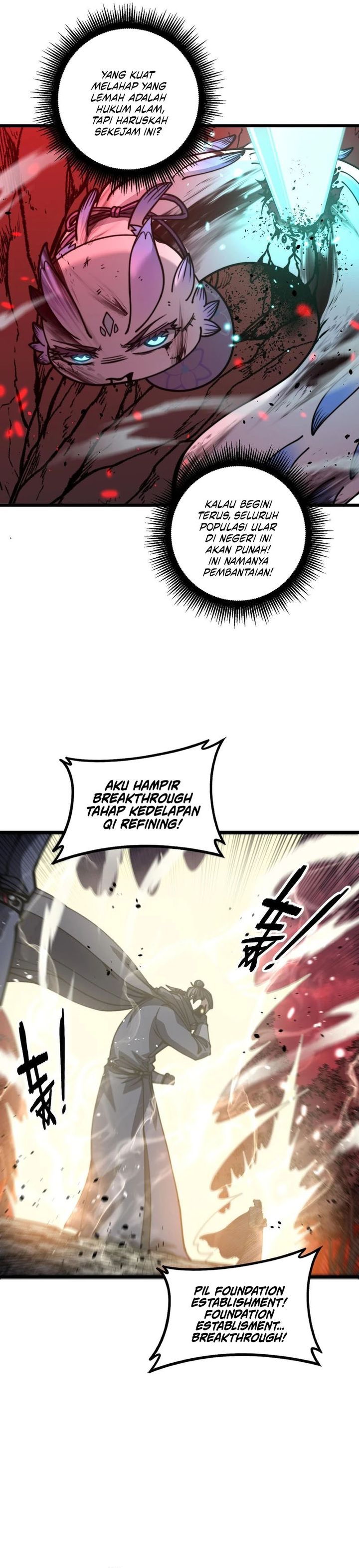 Serpent Ancestor (Snake Immortal: The Tale of a Snake’s Cultivation to Immortality) Chapter 62 Bahasa Indonesia