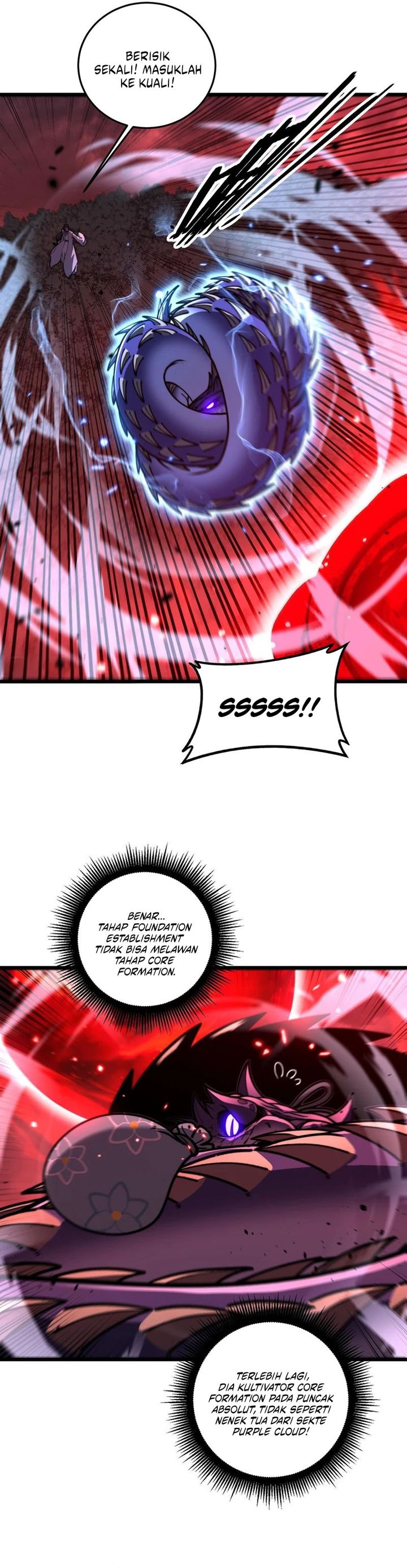 Serpent Ancestor (Snake Immortal: The Tale of a Snake’s Cultivation to Immortality) Chapter 62 Bahasa Indonesia