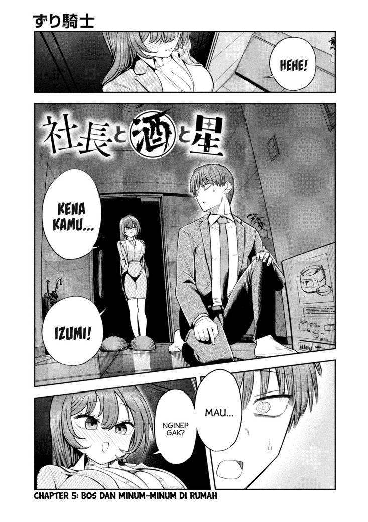 Shachou to Sake to Hoshi Chapter 05 Bahasa Indonesia