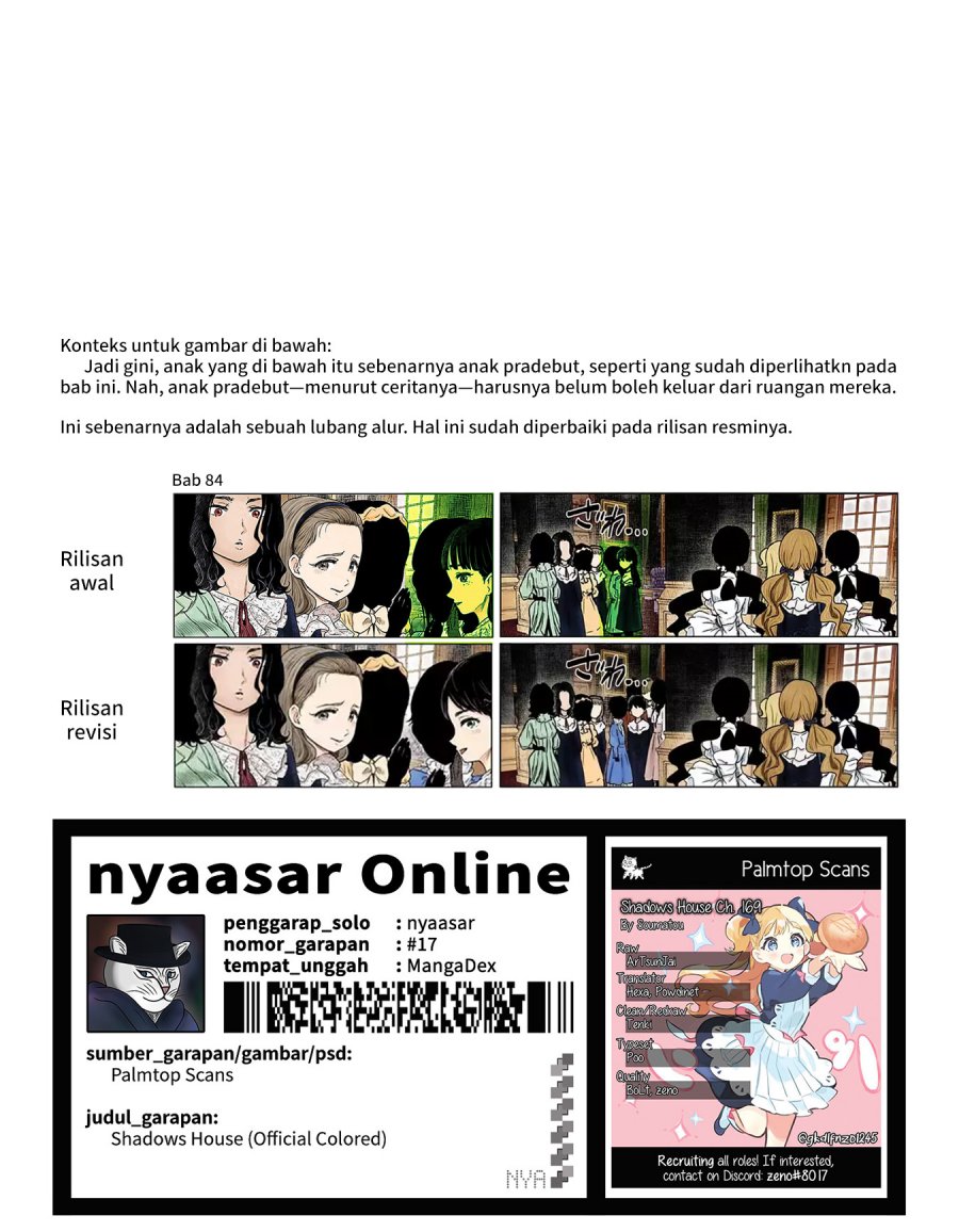 Shadows House Chapter 169 Bahasa Indonesia