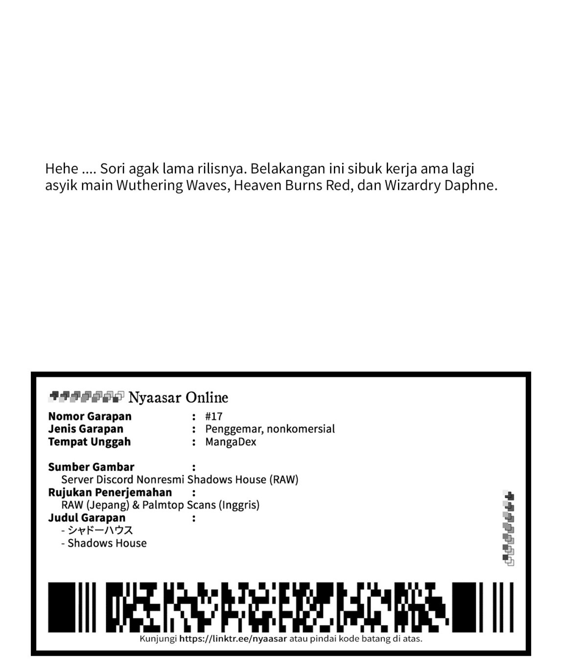 Shadows House Chapter 194 Bahasa Indonesia