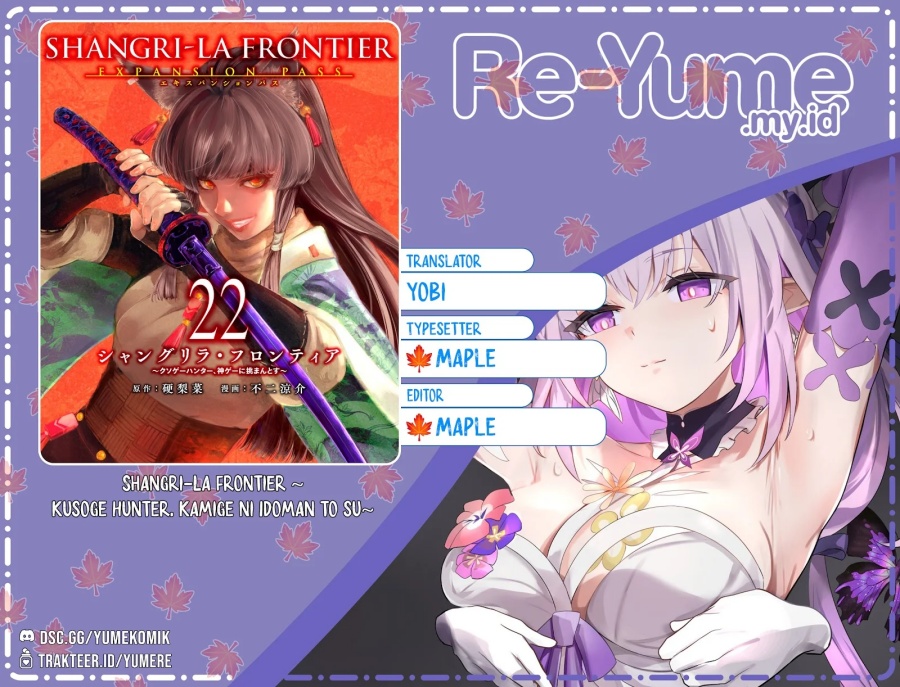 Shangri-La Frontier ~ Kusoge Hunter, Kamige ni Idoman to su~ Chapter 218 Bahasa Indonesia