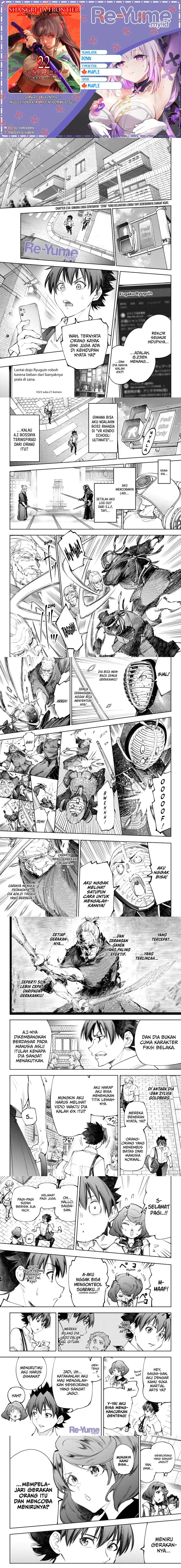 Shangri-La Frontier ~ Kusoge Hunter, Kamige ni Idoman to su~ chapter 234