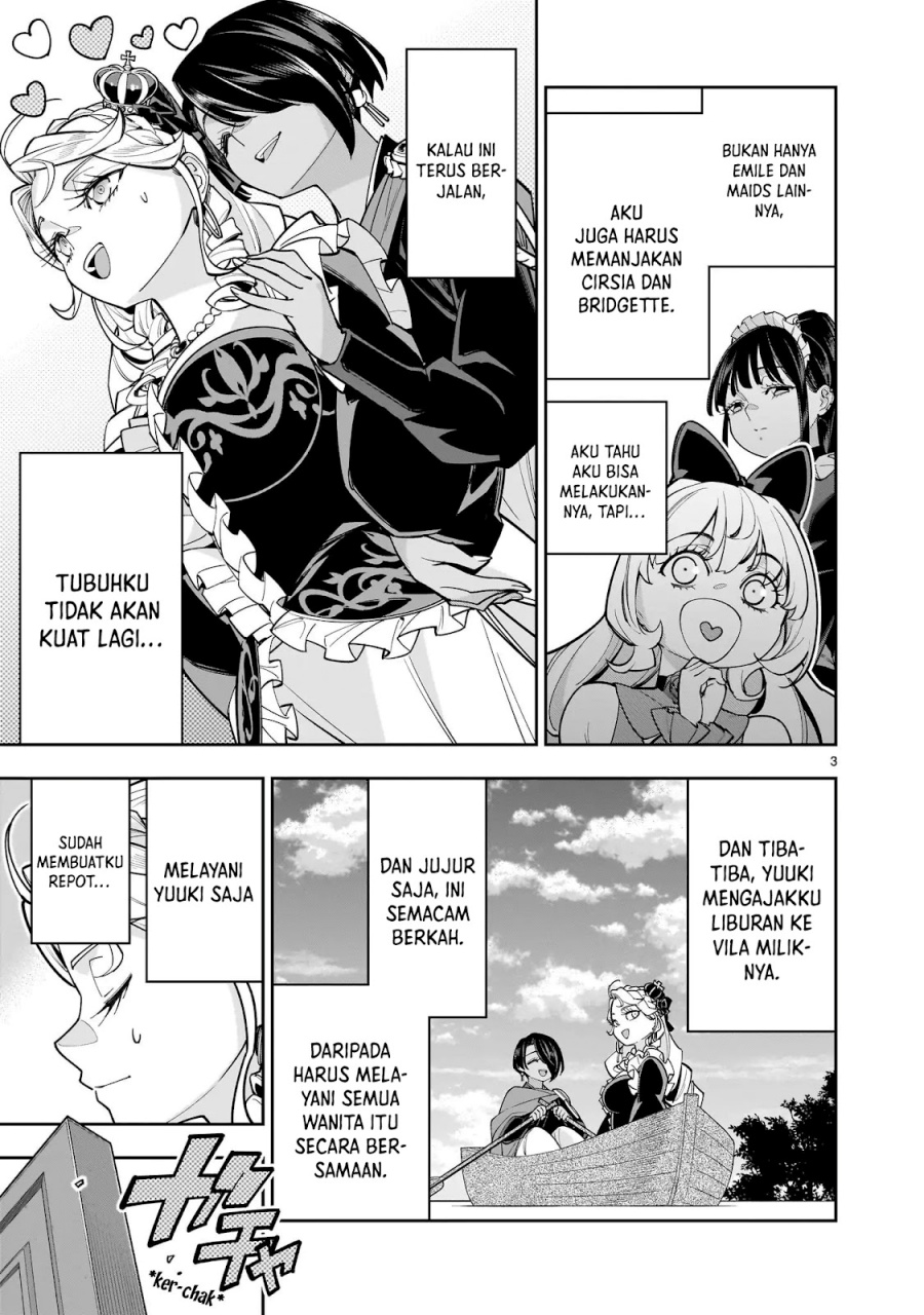 Shi ni Modori Oujo wa Ikinobiru Tameni Yuri Harem wo Tsukuru Koto ni Shita Chapter 10 Bahasa Indonesia