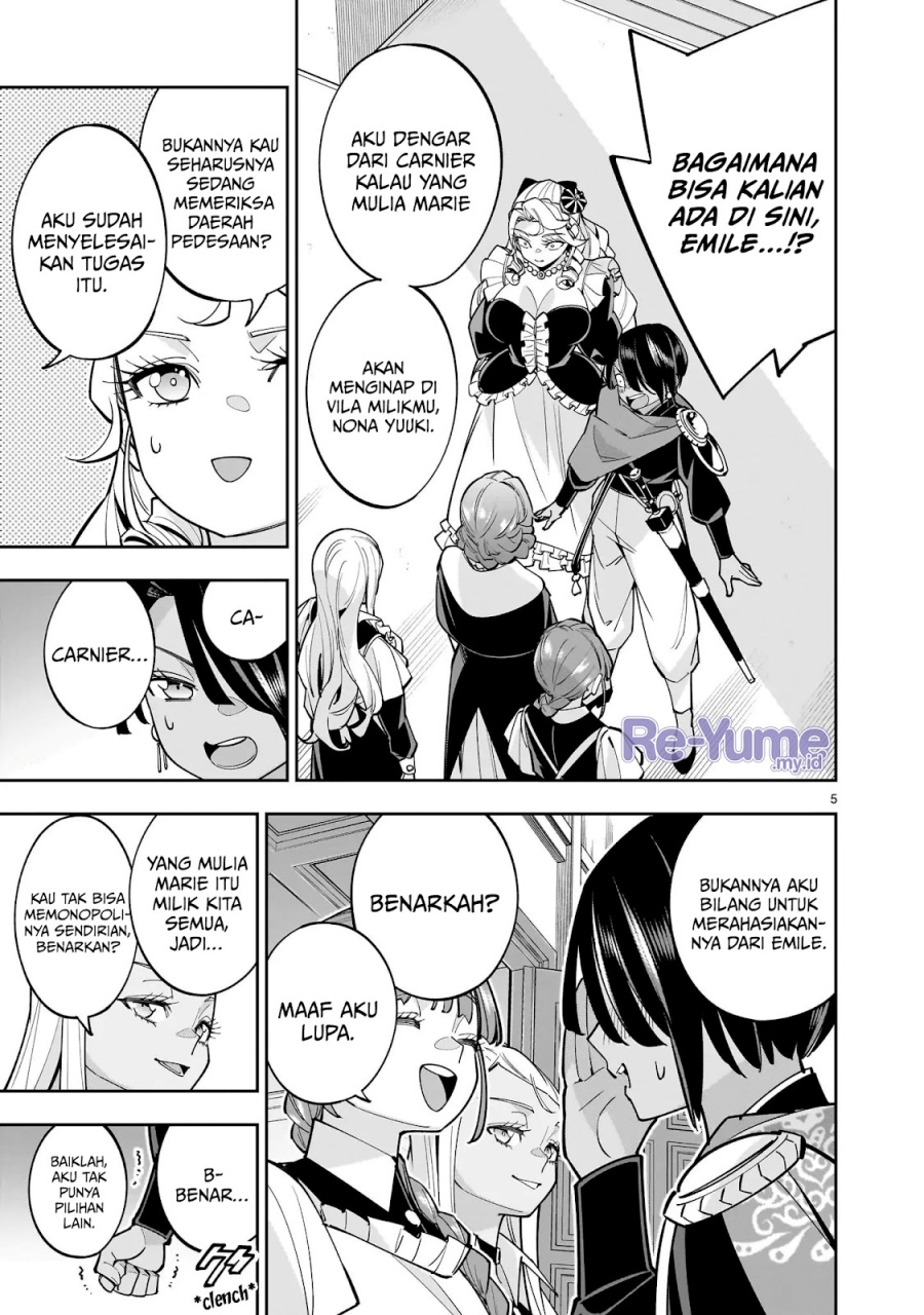Shi ni Modori Oujo wa Ikinobiru Tameni Yuri Harem wo Tsukuru Koto ni Shita Chapter 10 Bahasa Indonesia
