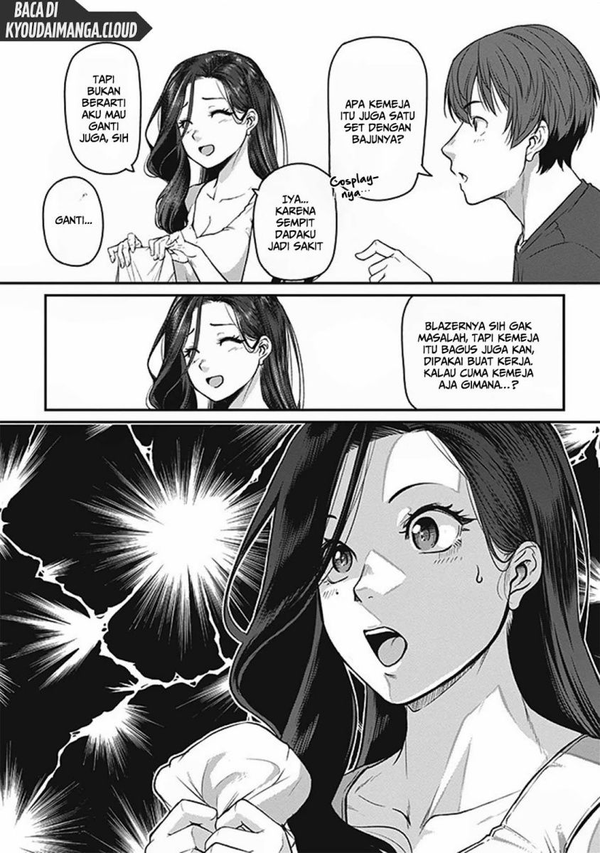 Shigoto Kaeri, Dokushin no Bijin Doushi ni Tanomarete Chapter 14 Bahasa Indonesia