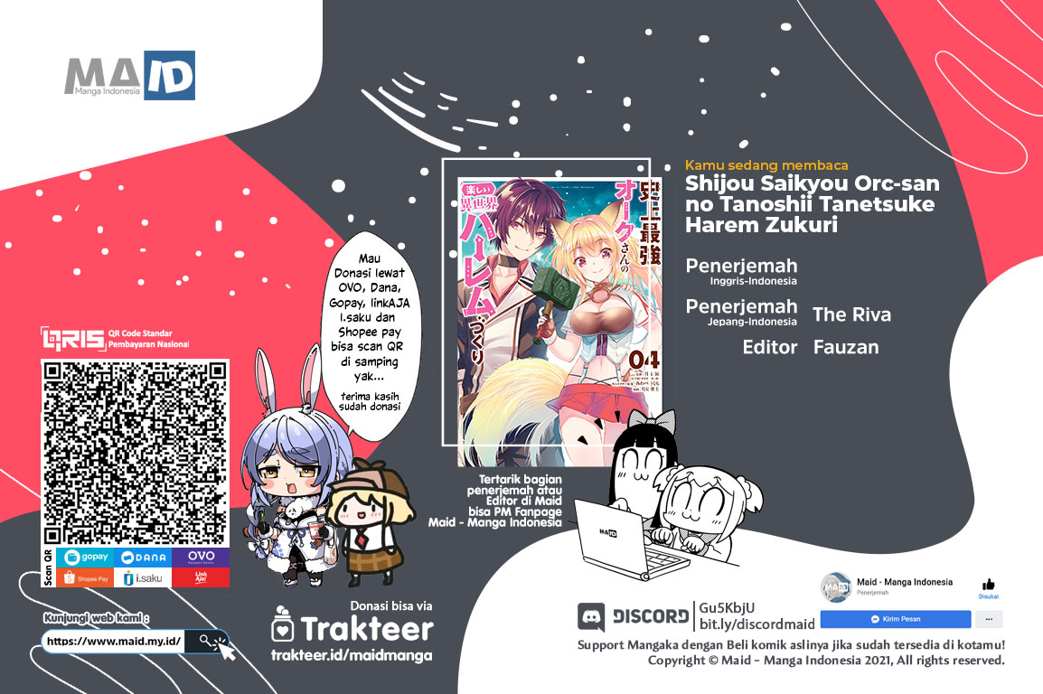 Shijou Saikyou Orc-san no Tanoshii Tanetsuke Harem Zukuri chapter 39