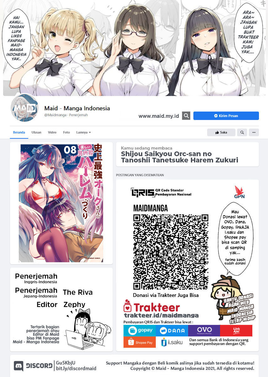 Shijou Saikyou Orc-san no Tanoshii Tanetsuke Harem Zukuri chapter 81