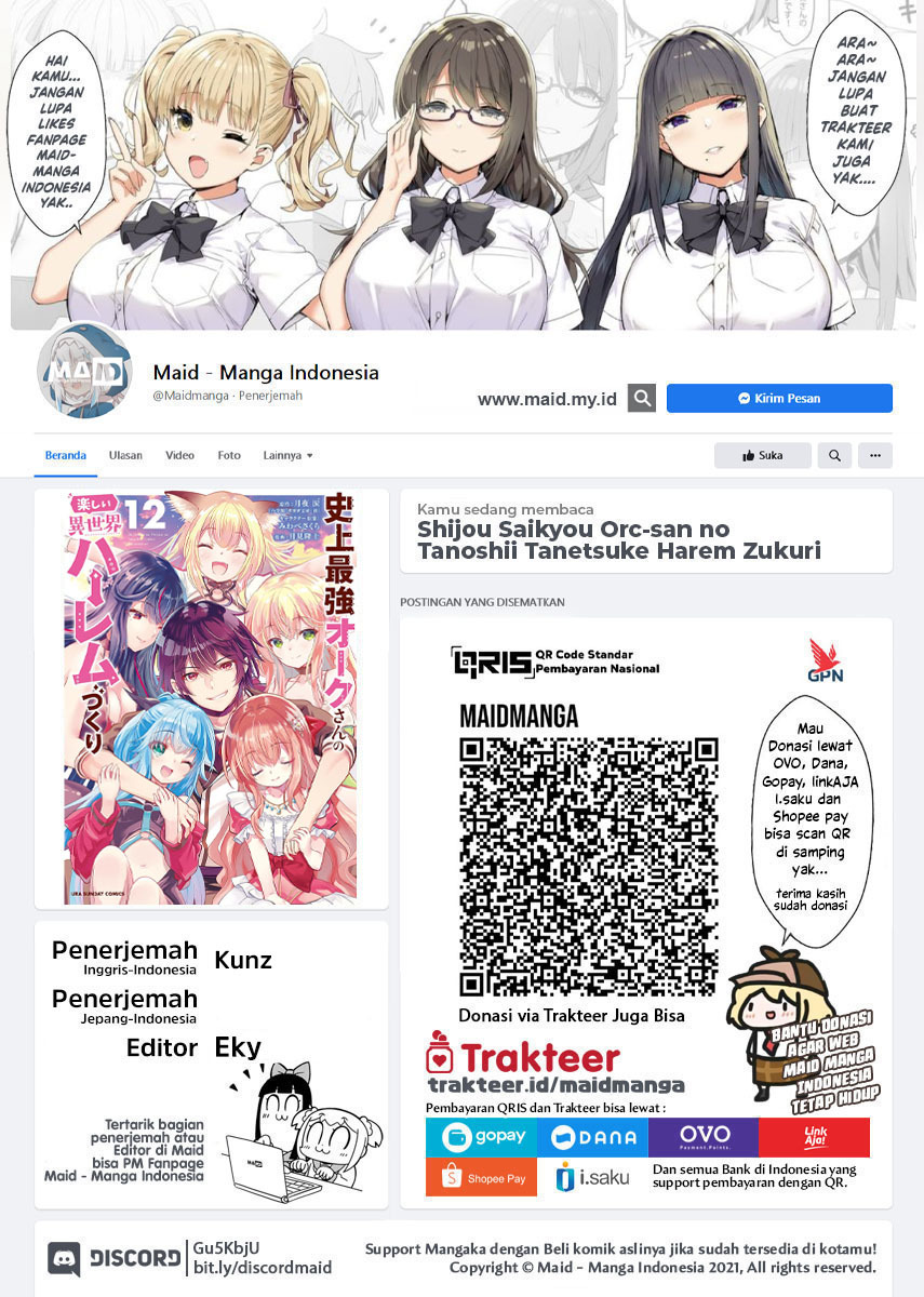 Shijou Saikyou Orc-san no Tanoshii Tanetsuke Harem Zukuri chapter 103