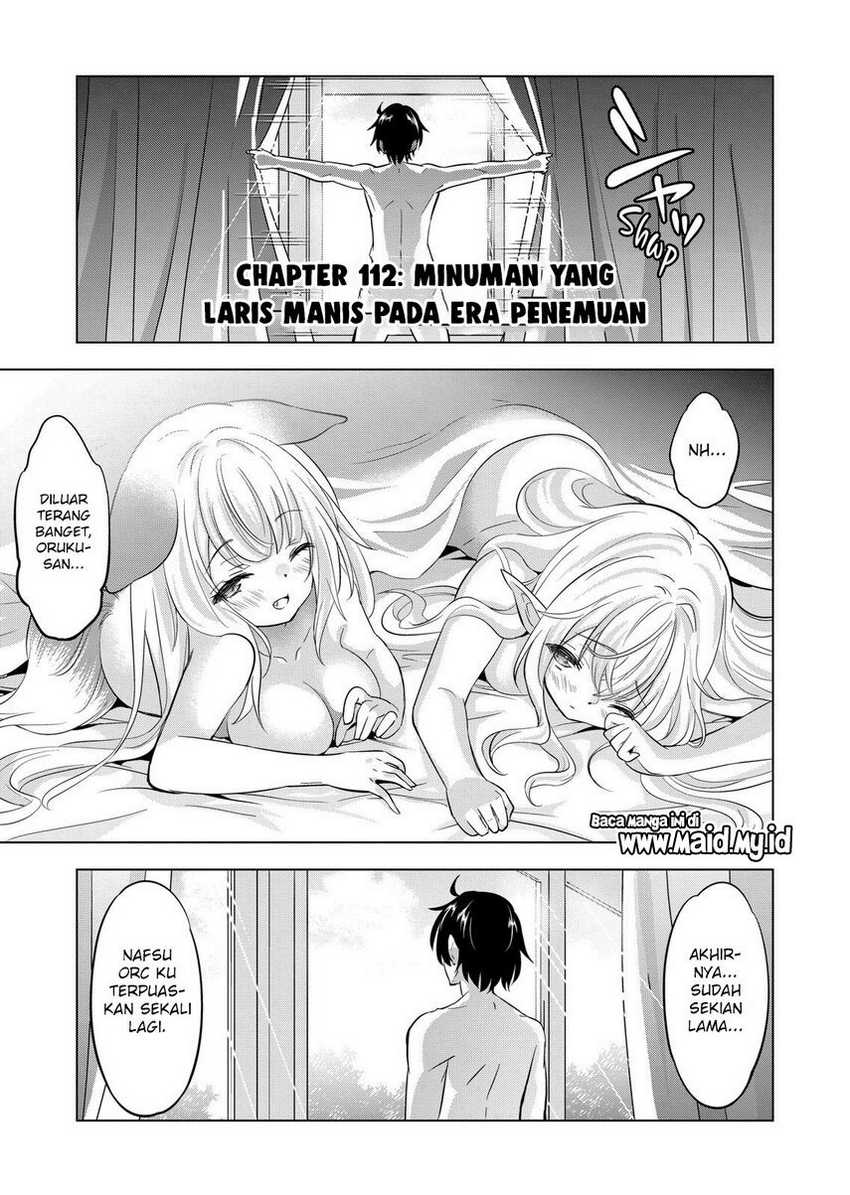 Shijou Saikyou Orc-san no Tanoshii Tanetsuke Harem Zukuri Chapter 112 Bahasa Indonesia