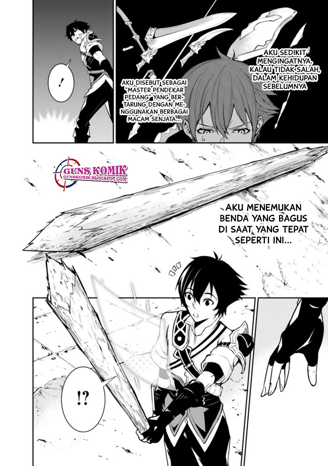 Shijou Saikyou no Mahou Kenshi, F Rank Boukensha ni Tensei Suru Chapter 01.2 Bahasa Indonesia