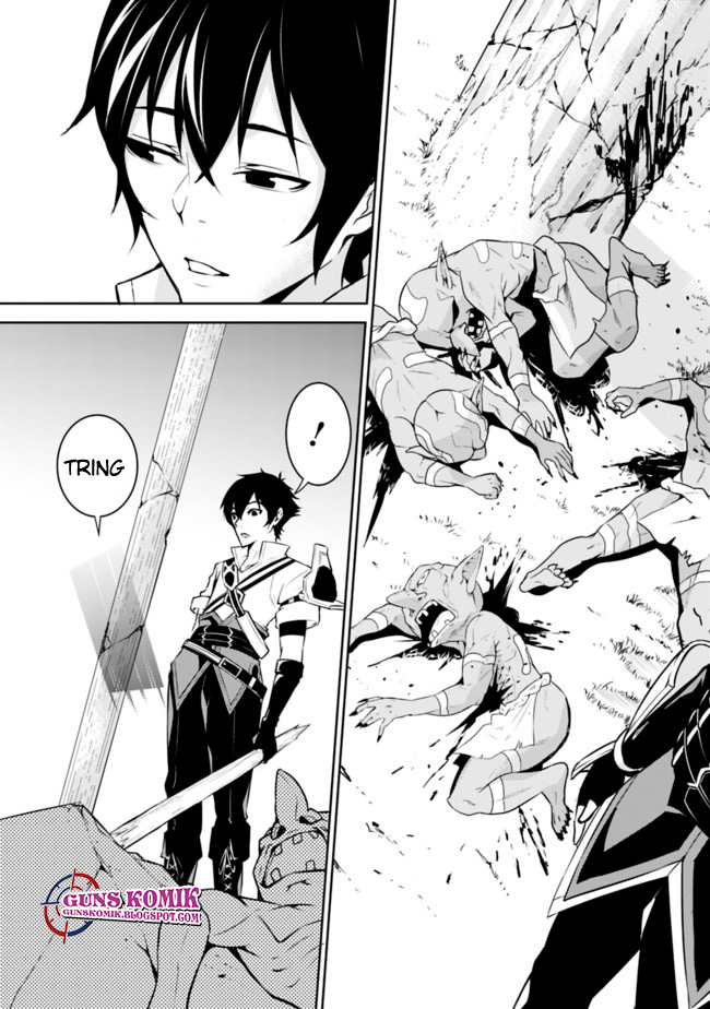 Shijou Saikyou no Mahou Kenshi, F Rank Boukensha ni Tensei Suru Chapter 01.2 Bahasa Indonesia