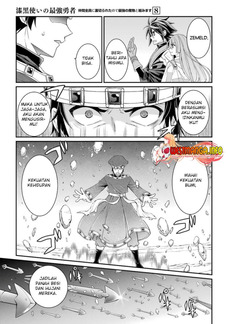 Shikkoku Tsukai no Saikyo Yusha Nakama Zen’in ni Uragira Retanode Saikyo no Mamono Chapter 39 Bahasa Indonesia