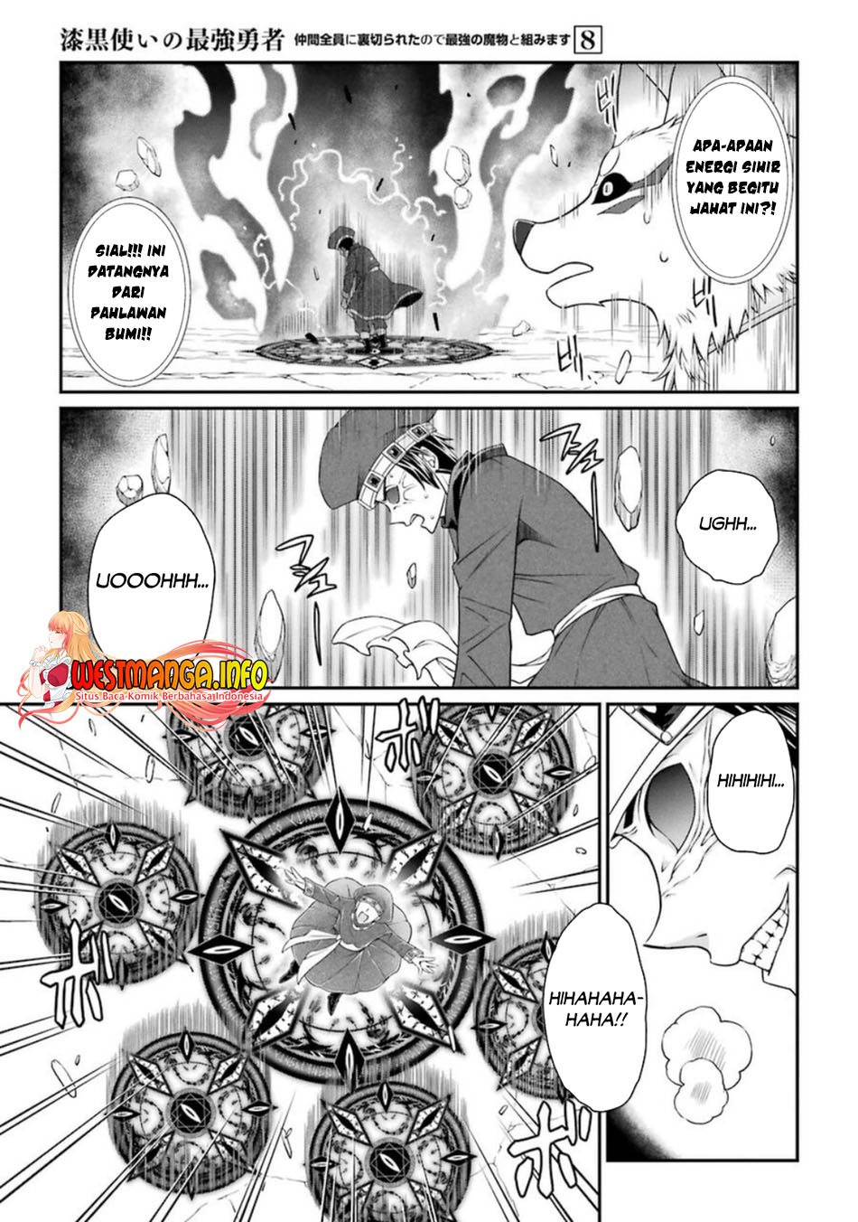 Shikkoku Tsukai no Saikyo Yusha Nakama Zen’in ni Uragira Retanode Saikyo no Mamono chapter 43