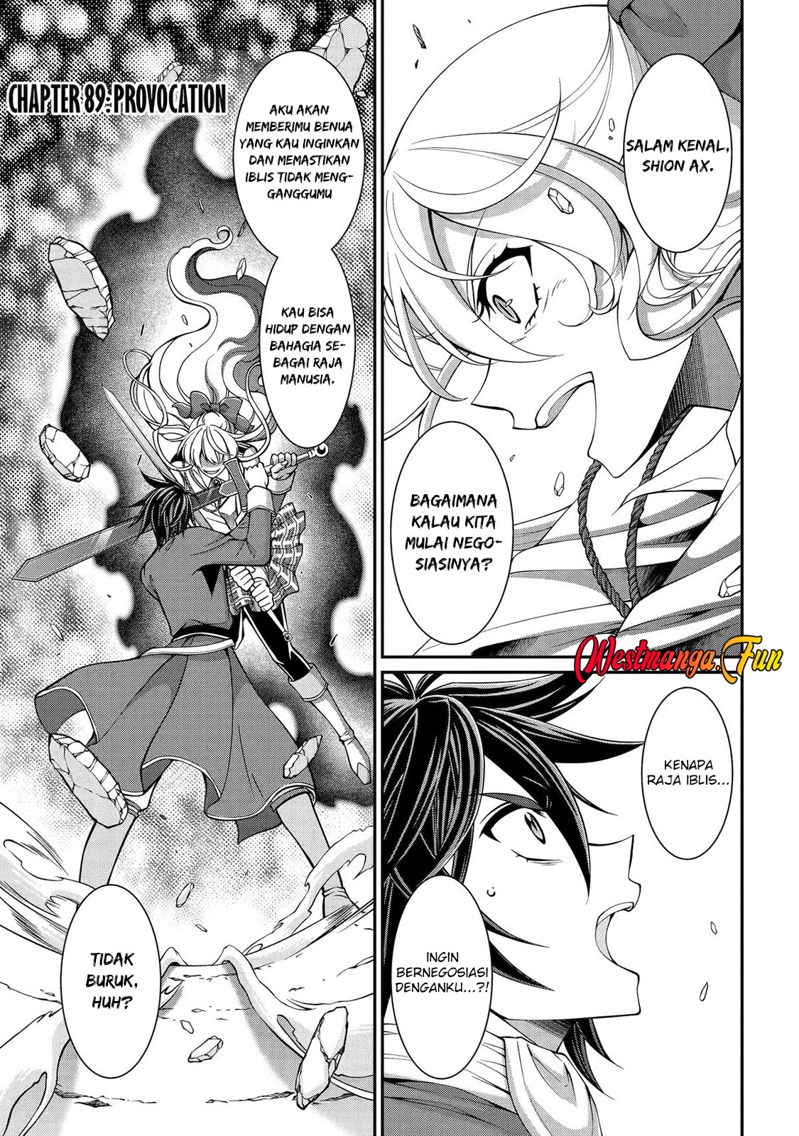 Shikkoku Tsukai no Saikyo Yusha Nakama Zen’in ni Uragira Retanode Saikyo no Mamono Chapter 89 Bahasa Indonesia