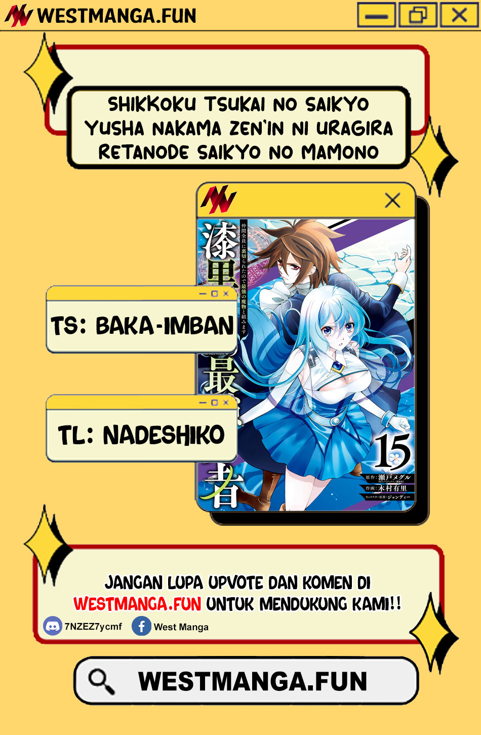 Shikkoku Tsukai no Saikyo Yusha Nakama Zen’in ni Uragira Retanode Saikyo no Mamono Chapter 89 Bahasa Indonesia