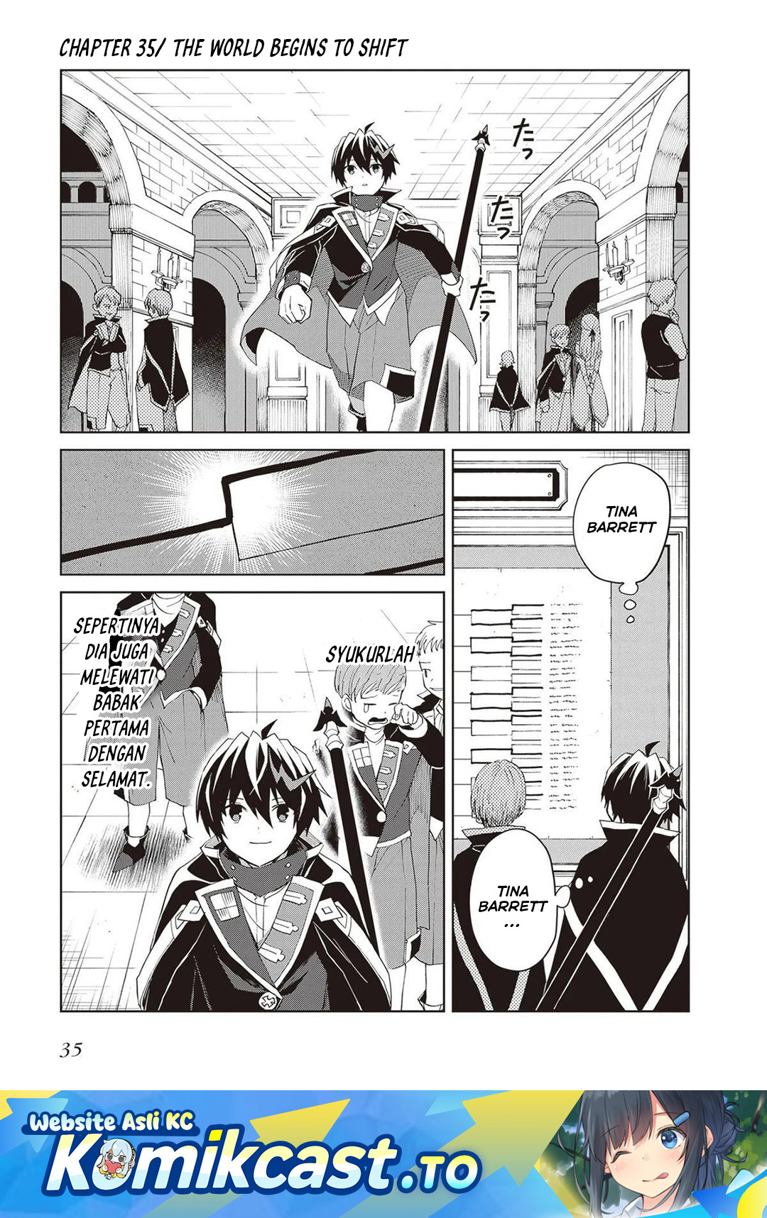 Shin no Jitsuryoku wa Girigiri made Kakushite Iyou to Omou Chapter 35 Bahasa Indonesia