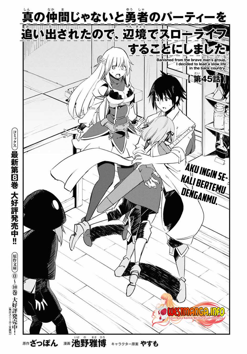 Shin no Nakama janai to Yuusha no Party wo Oidasareta 45 Bahasa Indonesia