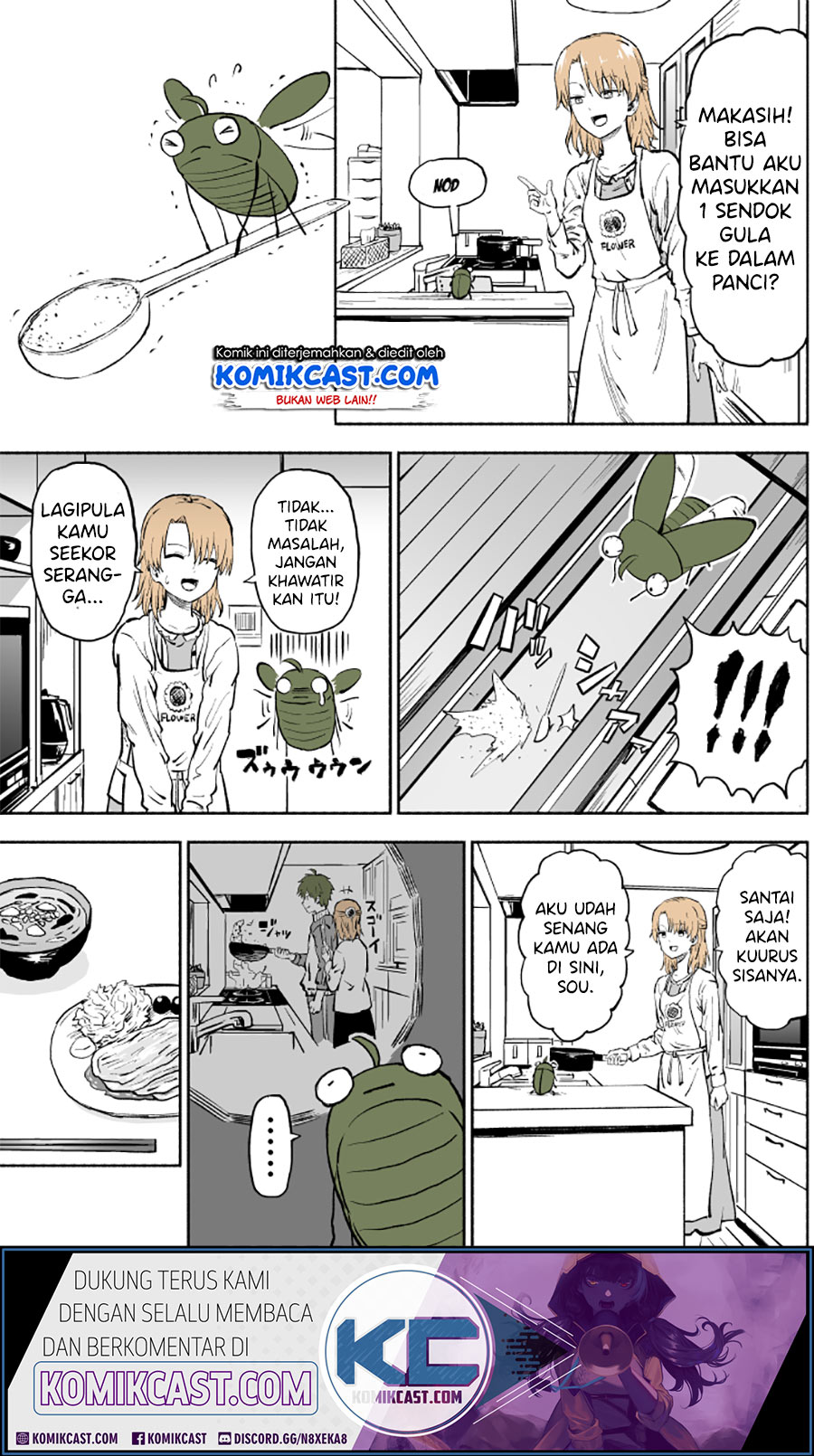 Shinda Otto ga Mushi ni Tensei Shita Ken Chapter 03 Bahasa Indonesia