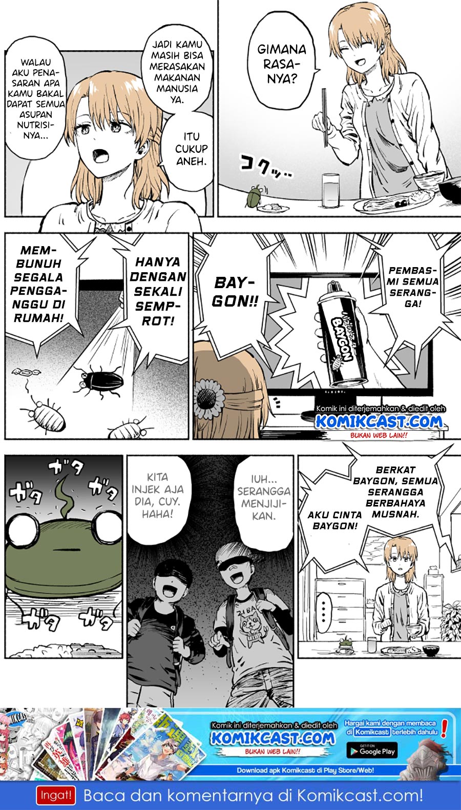 Shinda Otto ga Mushi ni Tensei Shita Ken Chapter 03 Bahasa Indonesia