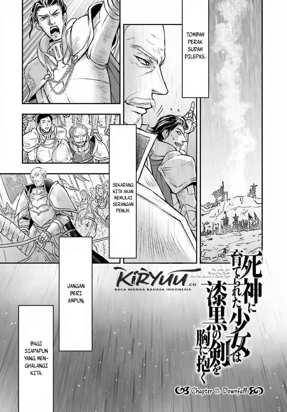 Shinigami ni Sodaterareta Shoujo wa Shikkoku no Tsurugi wo Mune ni Idaku chapter 11