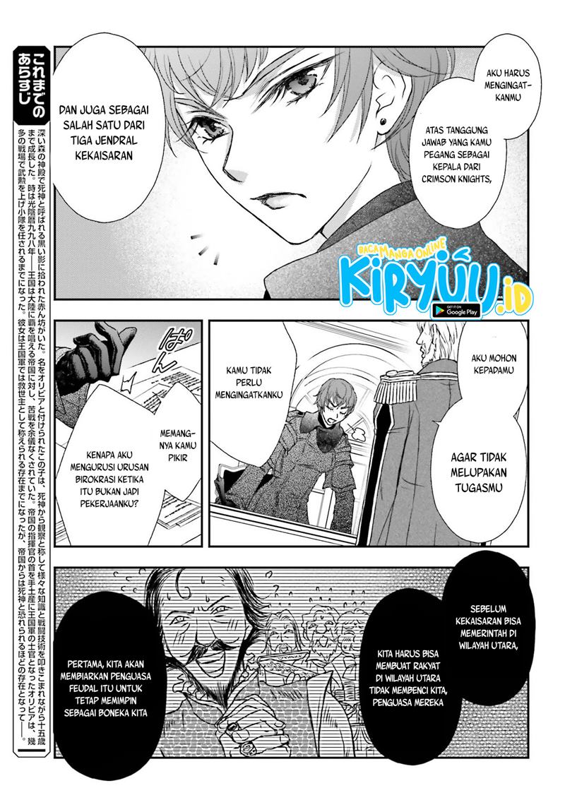 Shinigami ni Sodaterareta Shoujo wa Shikkoku no Tsurugi wo Mune ni Idaku Chapter 20 Bahasa Indonesia