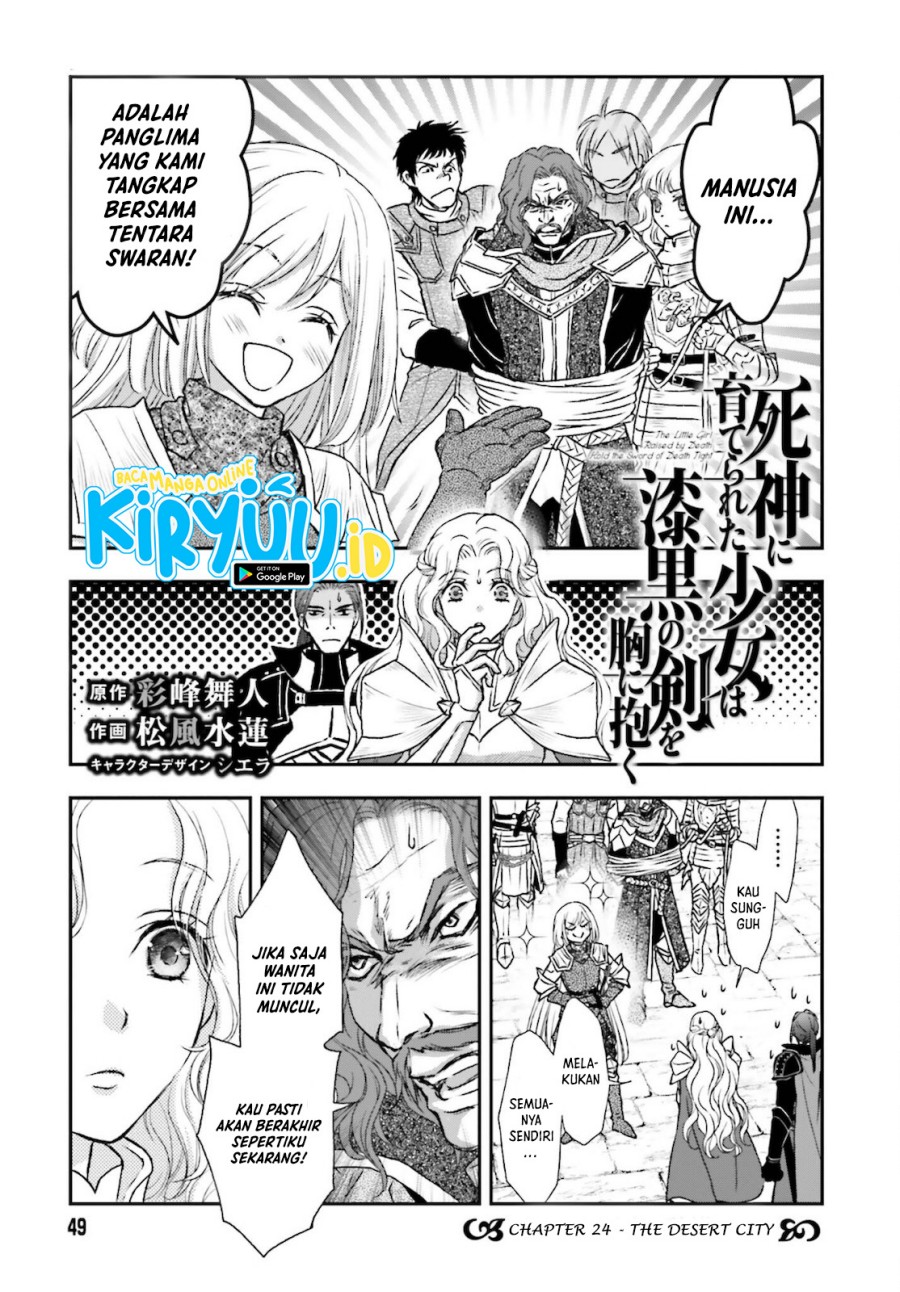 Shinigami ni Sodaterareta Shoujo wa Shikkoku no Tsurugi wo Mune ni Idaku chapter 24