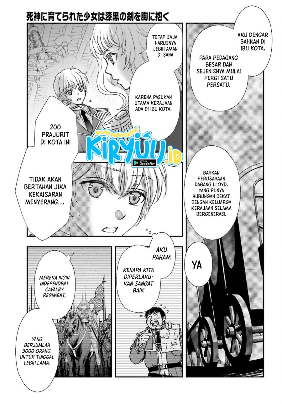 Shinigami ni Sodaterareta Shoujo wa Shikkoku no Tsurugi wo Mune ni Idaku chapter 24